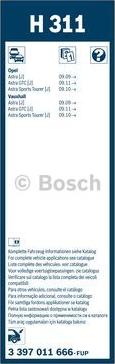 BOSCH 3 397 011 666 - Щетка стеклоочистителя onlydrive.pro