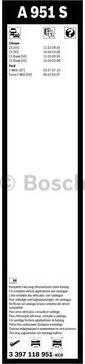 BOSCH 3 397 118 951 - Pyyhkijänsulka onlydrive.pro