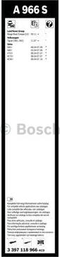 BOSCH 3 397 118 966 - Pyyhkijänsulka onlydrive.pro