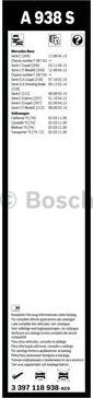 BOSCH 3 397 118 938 - Щетка стеклоочистителя onlydrive.pro