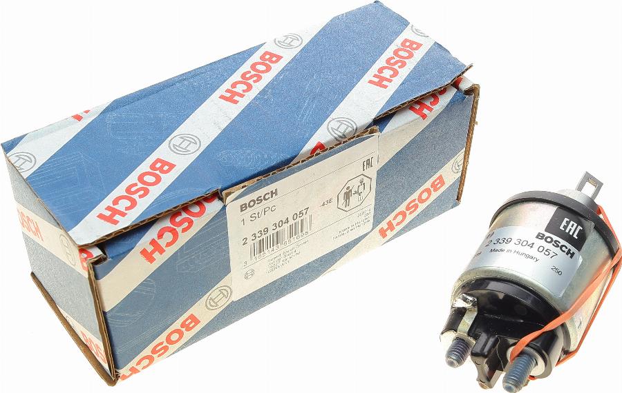 BOSCH 2 339 304 057 - Тяговое реле, соленоид, стартер onlydrive.pro