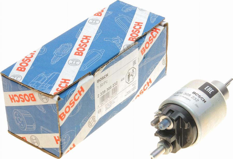 BOSCH 2 339 305 232 - Solenoidinis jungiklis, starteris onlydrive.pro