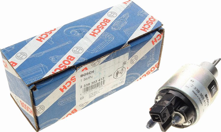 BOSCH 2 339 303 412 - Тяговое реле, соленоид, стартер onlydrive.pro