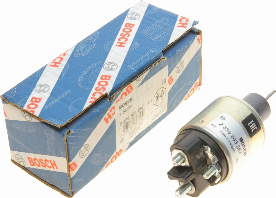 BOSCH 2 339 303 267 - Ievilcējrelejs, Starteris onlydrive.pro