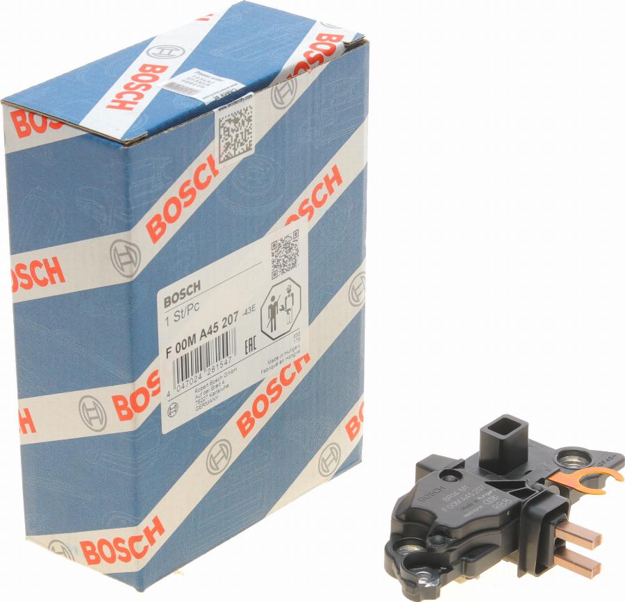 BOSCH F 00M A45 207 - Регулятор напряжения, генератор onlydrive.pro