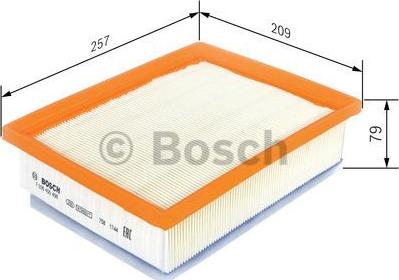 BOSCH F 026 400 496 - Air Filter, engine onlydrive.pro