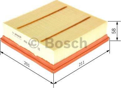 BOSCH F 026 400 498 - Air Filter, engine onlydrive.pro