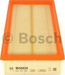 BOSCH F 026 400 450 - Gaisa filtrs onlydrive.pro