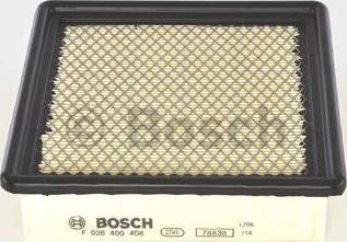 BOSCH F 026 400 408 - Air Filter, engine onlydrive.pro