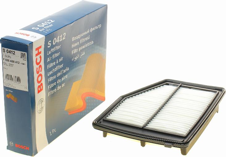 BOSCH F 026 400 412 - Air Filter, engine onlydrive.pro