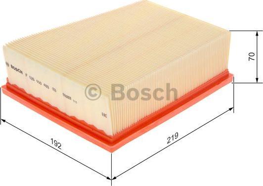 BOSCH F 026 400 489 - Õhufilter onlydrive.pro