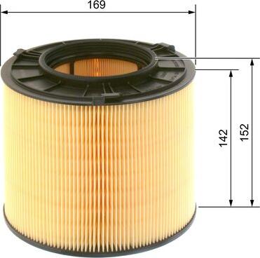 BOSCH F 026 400 425 - Oro filtras onlydrive.pro