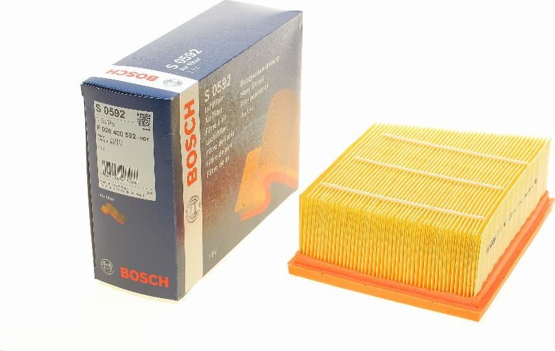BOSCH F 026 400 592 - Air Filter, engine onlydrive.pro