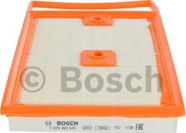 BOSCH F 026 400 543 - Воздушный фильтр, двигатель onlydrive.pro