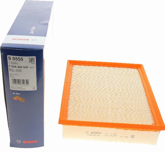 BOSCH F 026 400 555 - Oro filtras onlydrive.pro