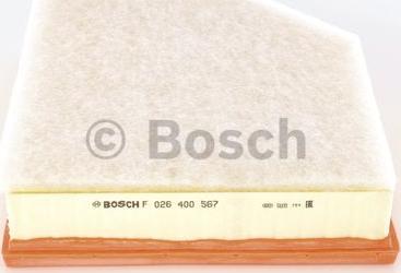 BOSCH F 026 400 567 - Õhufilter onlydrive.pro