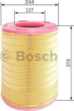 BOSCH F 026 400 536 - Air Filter, engine onlydrive.pro