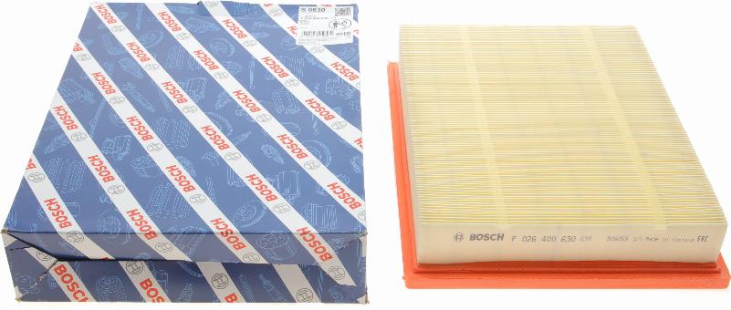 BOSCH F 026 400 630 - Air Filter, engine onlydrive.pro