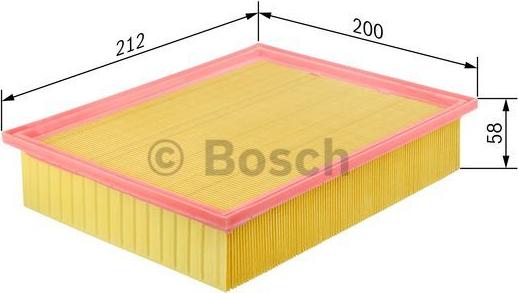 BOSCH F 026 400 097 - Air Filter, engine onlydrive.pro