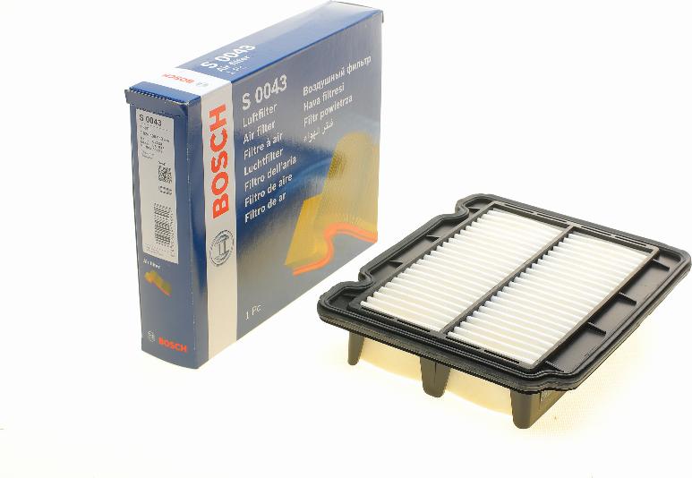 BOSCH F 026 400 043 - Воздушный фильтр, двигатель onlydrive.pro