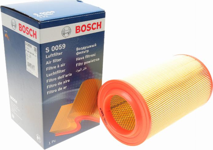 BOSCH F 026 400 059 - Воздушный фильтр, двигатель onlydrive.pro