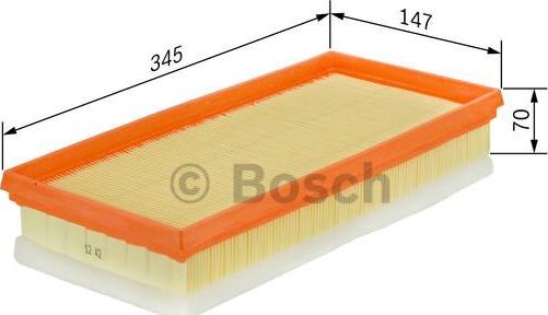 BOSCH F 026 400 058 - Air Filter, engine onlydrive.pro