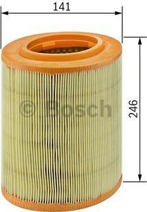 BOSCH F 026 400 039 - Air Filter, engine onlydrive.pro