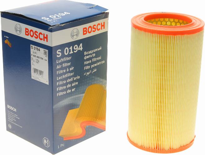 BOSCH F 026 400 194 - Воздушный фильтр, двигатель onlydrive.pro