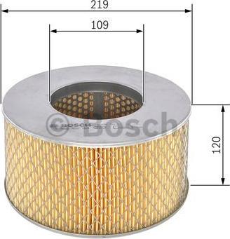 BOSCH F 026 400 193 - Air Filter, engine onlydrive.pro