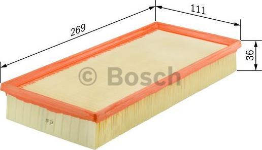 BOSCH F 026 400 144 - Air Filter, engine onlydrive.pro