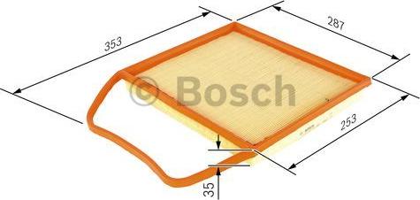 BOSCH F 026 400 148 - Воздушный фильтр, двигатель onlydrive.pro