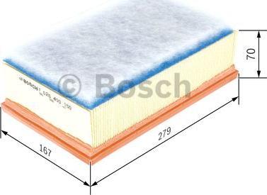 BOSCH F 026 400 150 - Air Filter, engine onlydrive.pro