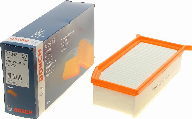 BOSCH F 026 400 343 - Õhufilter onlydrive.pro