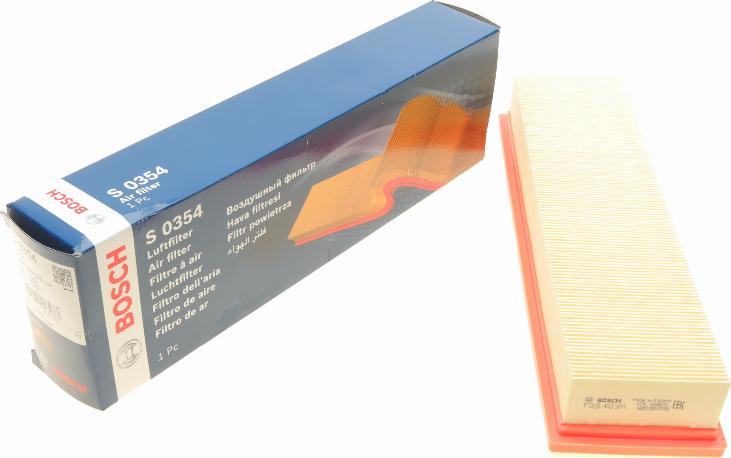 BOSCH F 026 400 354 - Air Filter, engine onlydrive.pro