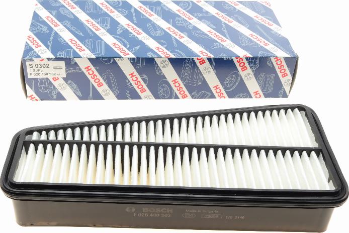 BOSCH F 026 400 302 - Air Filter, engine onlydrive.pro