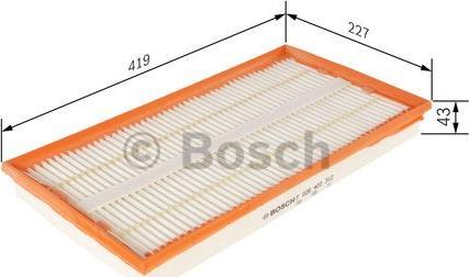 BOSCH F 026 400 312 - Air Filter, engine onlydrive.pro