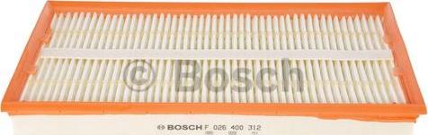 BOSCH F 026 400 312 - Air Filter, engine onlydrive.pro