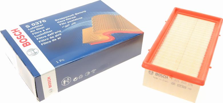 BOSCH F 026 400 376 - Air Filter, engine onlydrive.pro