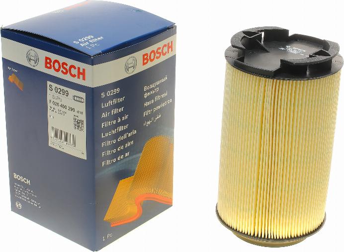 BOSCH F 026 400 299 - Gaisa filtrs onlydrive.pro