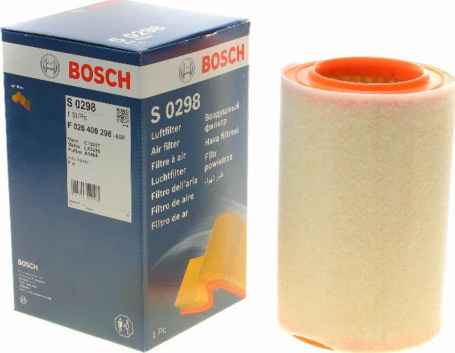 BOSCH F 026 400 298 - Air Filter, engine onlydrive.pro