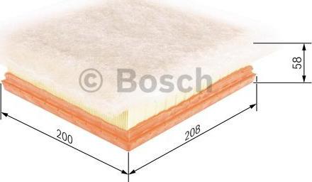 BOSCH F 026 400 235 - Air Filter, engine onlydrive.pro