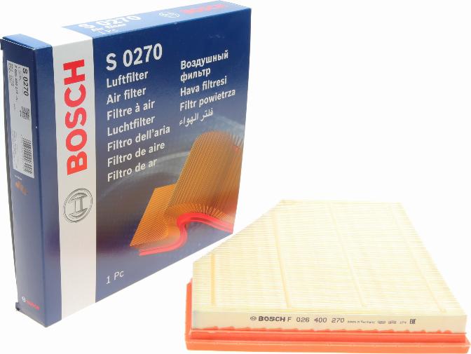 BOSCH F 026 400 270 - Air Filter, engine onlydrive.pro