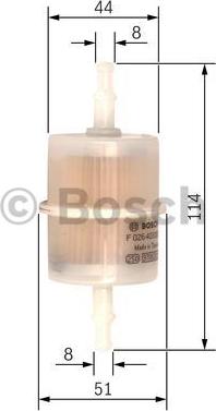 BOSCH F 026 403 005 - Топливный фильтр onlydrive.pro