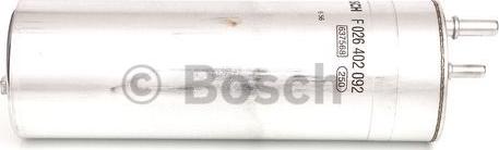 BOSCH F 026 402 092 - Kütusefilter onlydrive.pro