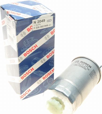 BOSCH F 026 402 049 - Polttoainesuodatin onlydrive.pro