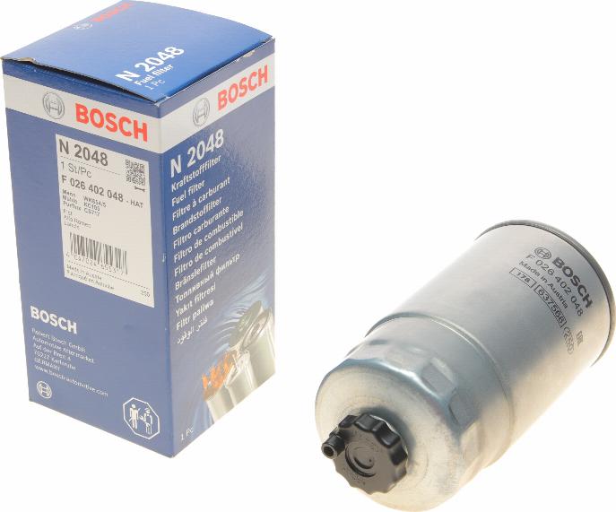 BOSCH F 026 402 048 - Degvielas filtrs onlydrive.pro