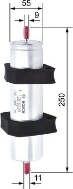 BOSCH F 026 402 068 - Fuel filter onlydrive.pro