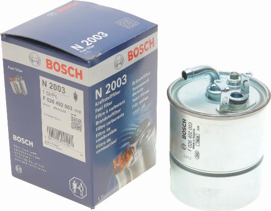 BOSCH F 026 402 003 - Polttoainesuodatin onlydrive.pro