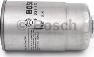 BOSCH F 026 402 013 - Degvielas filtrs onlydrive.pro