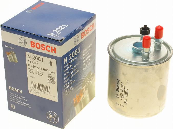 BOSCH F 026 402 081 - Polttoainesuodatin onlydrive.pro